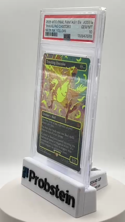 #2 2025 MTG Final Fantasy EN Neon Ink Yellow #0551a Traveling Chocobo PSA 10 - Image 2