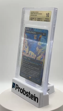 #2 2025 MTG Final Fantasy Neon Ink Blue #055d Traveling Chocobo BGS 10 PRISTINE - Image 2