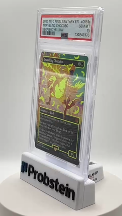 #1 2025 MTG Final Fantasy EN Neon Ink Yellow #0551a Traveling Chocobo PSA 10 - Image 2