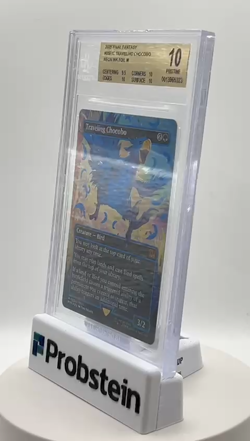 #3 2025 MTG Final Fantasy Neon Ink Blue #055d Traveling Chocobo BGS 10 PRISTINE - Image 2