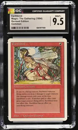 EARTHBIND Revised CGC 9.5 Vintage MTG [Nostalgium] - Image 1