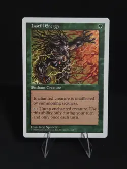 Instill Energy - 5th Fifth Edition - LP - MTG - Magic 1997 Green Ron Spencer - Image 1
