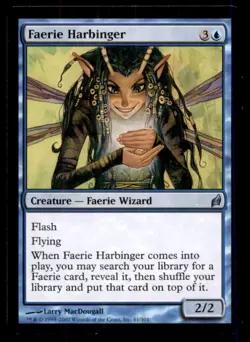 Faerie Harbinger LP Light Play Lorwyn MTG [12308] - Image 1