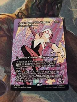Najeela, the Blade-Blossom "Spider-Gwen, Web-Warrior" - Extended Art MAR NM MTG - Image 2