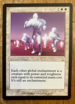 Opalescence 13/143 Reserve List Rare Urza's Destiny MTG Near Mint - Image 1