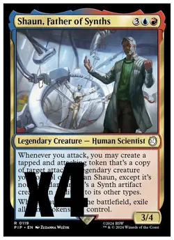 MTG | Shaun, Father of Synths (x4 Playset) | (NM) Universes Beyond: Fallout - Image 1