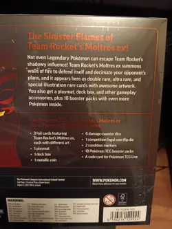 Pokemon TGC Team Rocket Moltres Ultra Premium Collection Brand New Sealed in Box - Image 4
