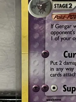 Pokemon TCG Gengar 5/92 Legend Maker Holo Card Rare 2006 - Image 4