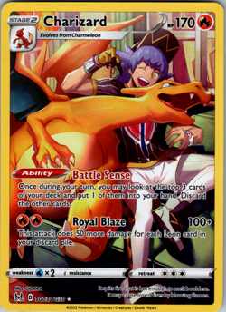 Pokemon Charizard Lost Origin Ultra Rare Card TG03/TG30 - Image 1