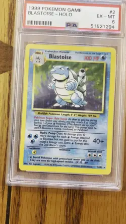 1999 Pokemon Charizard, Blastoise, Venusaur Set Base Set Holo PSA 6 - Image 2