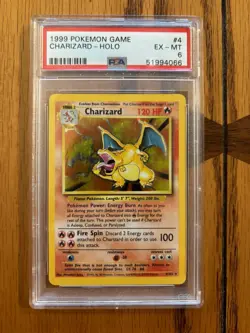 1999 Pokemon Charizard, Blastoise, Venusaur Set Base Set Holo PSA 6 - Image 3