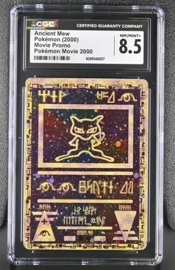 Ancient Mew *CGC 8.5* Swirl Holo *Movie Promo* 2000 *Vintage* Pokemon - Image 1