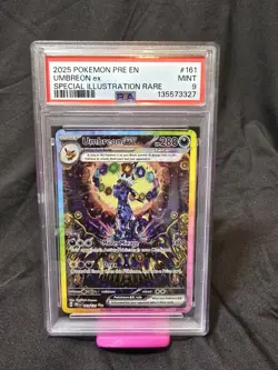 Pokemon Umbreon ex 161/131 Prismatic Evolutions Special Illustration Holo PSA 9 - Image 1