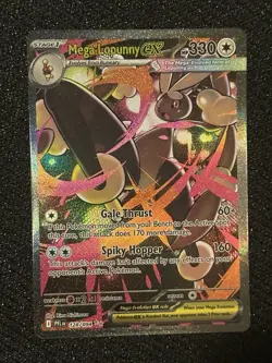Mega Lopunny ex 128/094 Me02: Phantasmal Flames Pokemon Card - Image 1