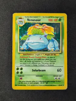 Pokemon TCG Venusaur Base Set Holo 15/102 - Image 1