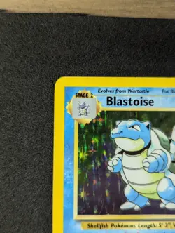 Pokemon TCG Base Set Blastoise Holo 2/102 LP- - Image 2