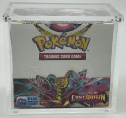 Pokemon TCG Sword & Shield Lost Origin Booster Box Sealed w/ Acrylic Case - Image 1