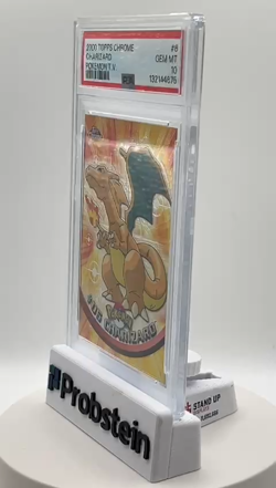 2000 Topps Chrome Pokemon TV #6 Charizard PSA 10 GEM MINT - Image 2