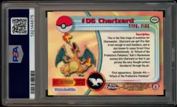 2000 Topps Chrome Pokemon TV #6 Charizard PSA 10 GEM MINT - Image 4