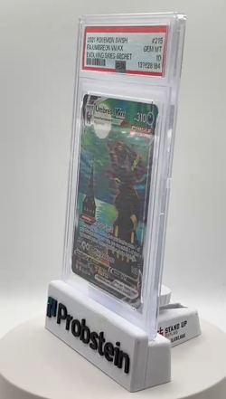 2021 Pokemon SWSH Evolving Skies Secret #215 FA Umbreon VMAX PSA 10 GEM MINT - Image 2