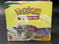 #1 Pokemon Evolving Skies Booster Box SEALED w/ Acrylic Case Mint Sword & Shield - Image 2
