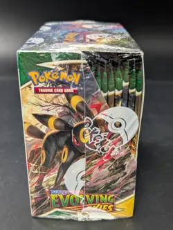 #1 Pokemon Evolving Skies Booster Box SEALED w/ Acrylic Case Mint Sword & Shield - Image 4