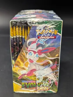 #1 Pokemon Evolving Skies Booster Box SEALED w/ Acrylic Case Mint Sword & Shield - Image 5