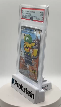 PSA 9 LUIGI PIKACHU 2016 POKEMON JPN PROMO SPECIAL BOX #296 - Image 2