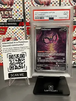 PSA 9 Pecharunt Pokemon Center Exclusive 129 - Image 1