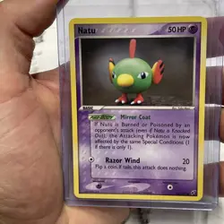 Pokemon Natu 66/107 Deoxys Pokemon Nintendo Vintage Vtg Common NM Near Mint Card - Image 1