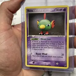 Pokemon Natu 66/107 Deoxys Pokemon Nintendo Vintage Vtg Common NM Near Mint Card - Image 2