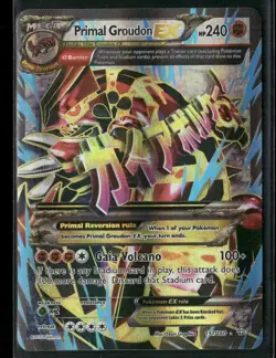 2015 Pokemon Primal Clash Ultra Rare Primal Groudon EX 151/160 - Image 1