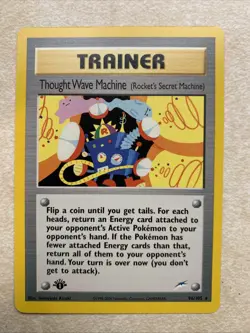 Pokemon TCG Vintage 1st Edition Thought Wave Machine - Neo Destiny 96/105 - Image 1
