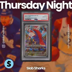 2024 POKEMON SV SURGING SPARKS SSP EN #214/191 BRAVIARY ILLUSTRATION RARE PSA 10 - Image 1