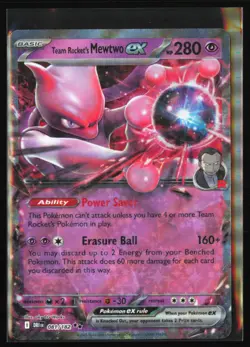 Team Rocket's Mewtwo ex #081/182 SV10: Destined Rivals - Pokemon TCG - NM - Image 1