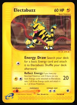Electabuzz #076/165 Expedition - Pokemon TCG - Moderately played - Image 1