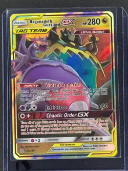 Naganadel Guzzlord GX 158 Pokemon Cosmic Eclipse 2019 HP 🔥🔥🔥 - Image 3