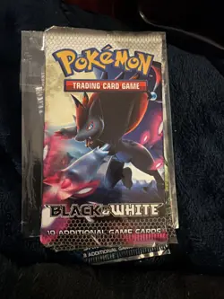 Pokemon Black & White Base Pack TCG New factory Sealed Booster Zoroark Art - Image 1