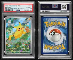 Pikachu (Paldea Adventure Chest) Holo Pokemon Scarlet & Violet Black Star Promo - Image 3