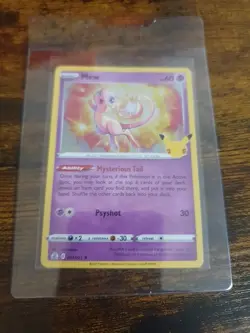 Pokemon Mew Holo Rare Trading Card 011/025 Celebrations TCG - Image 1