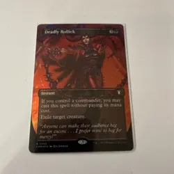 MTG English Deadly Rollick (Borderless) NM Foil Commander Masters - Staple - Image 1