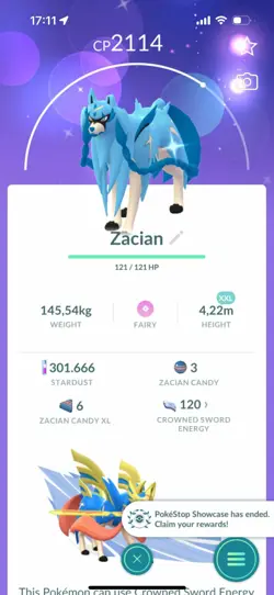 Pokemon Go Size XXL / XXS Shiny Legendary | Trade Registered 20K Stardust - Image 3