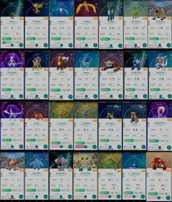 Pokemon Go | Non-Shiny Legendary Year 2018 - 2020 | Trade Guaranteed Lucky. - Image 1