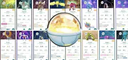 Pokemon Go Shiny Legendary Level 50 3 Move - Lucky Trinket - Trade 20K / 1M Dust - Image 1