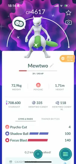 Pokemon Go Shiny Legendary Level 50 3 Move - Lucky Trinket - Trade 20K / 1M Dust - Image 3