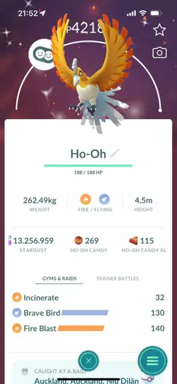Pokemon Go Shiny Legendary Level 50 3 Move - Lucky Trinket - Trade 20K / 1M Dust - Image 5