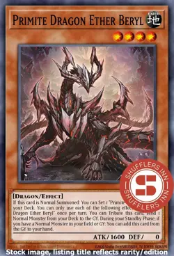 Primite Dragon Ether Beryl BLMM-EN130 Secret Rare 1st Edition - Image 1