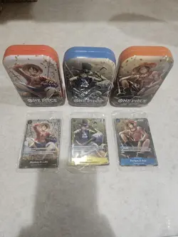 Sabo,Monkey.D.Luffy ,Ace (Tin Pack Set Vol. 2) One Piece Promotion Foils Sealed - Image 1