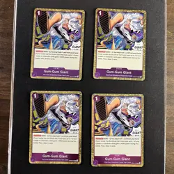 Gum-Gum Giant Playset - OP09-078 x4 - Emperors in the World - One Piece TCG - Image 1