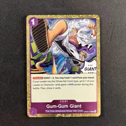 Gum-Gum Giant Playset - OP09-078 x4 - Emperors in the World - One Piece TCG - Image 3